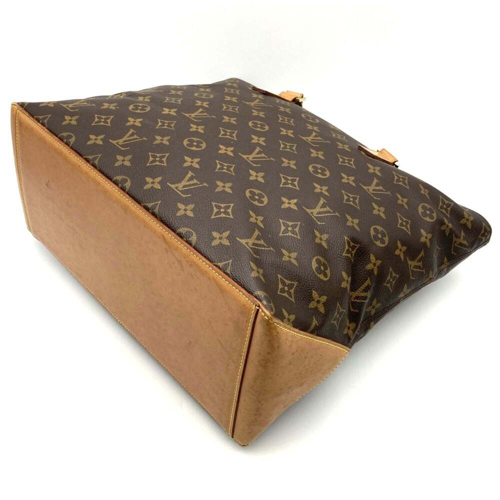 LOUIS VUITTON Brown Monogram Canvas Tote Bag - Picture 4 of 12